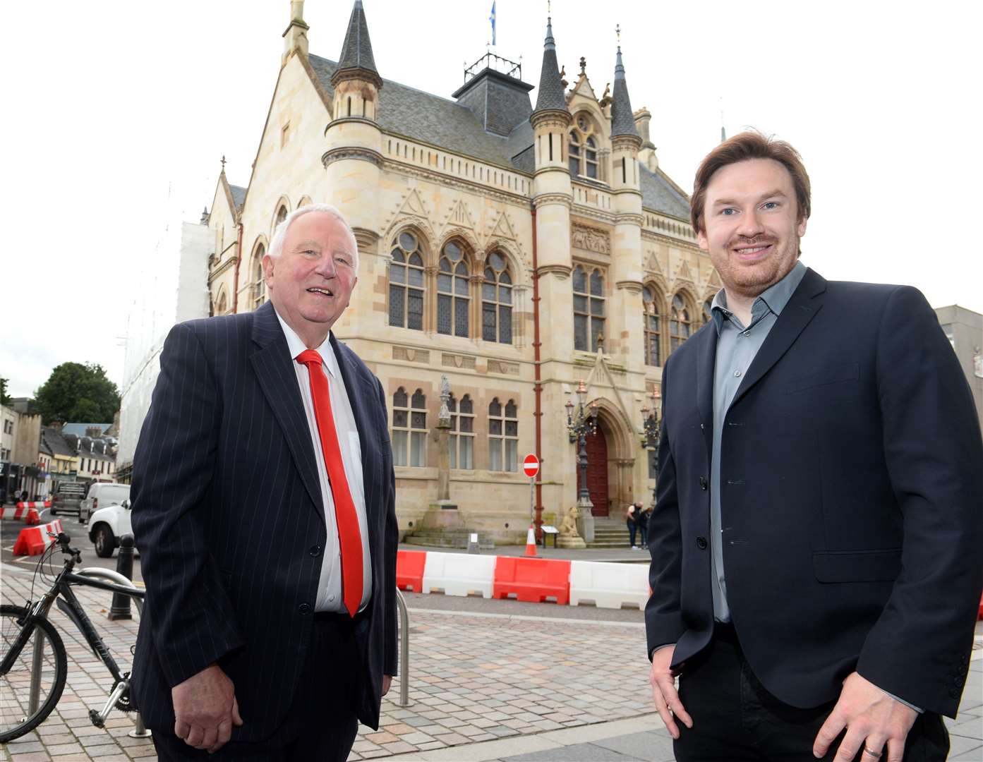 Inverness BID manager Mike Smith and Visit Inverness Loch Ness chief executive Michael Golding.
