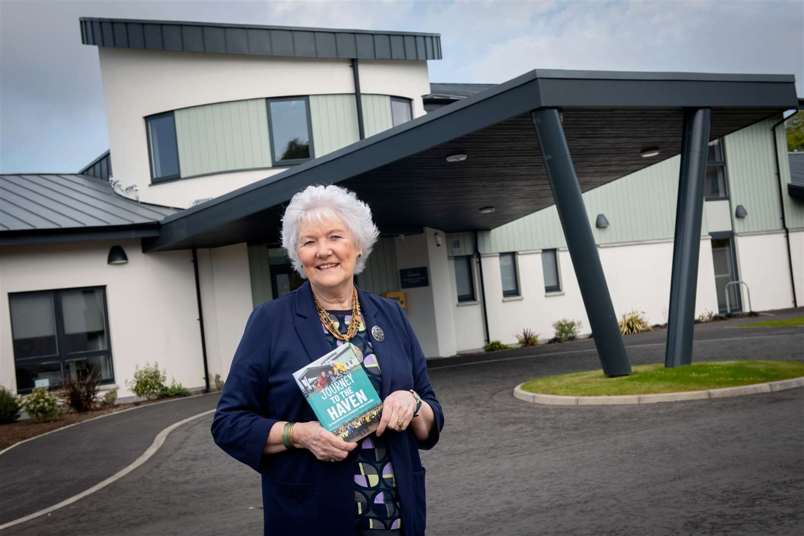 Elsie Normington has written a book telling the story of how her vision for the Haven Centre became a reality. Picture: Callum Mackay.