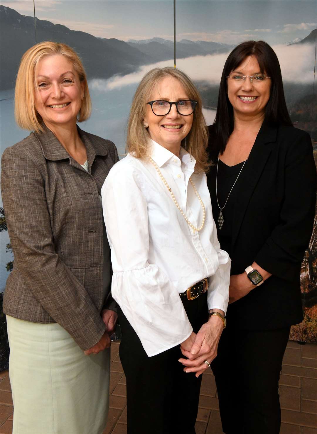 Inverness currently has Provost Glynis Campbell-Sinclair (centre) and deputies Jackie Hendry (left) and Morven Reid, who were elected to the roles by fellow Highland councillors.