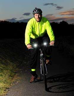 John Davidson braves the night to enjoy some winter cycling.