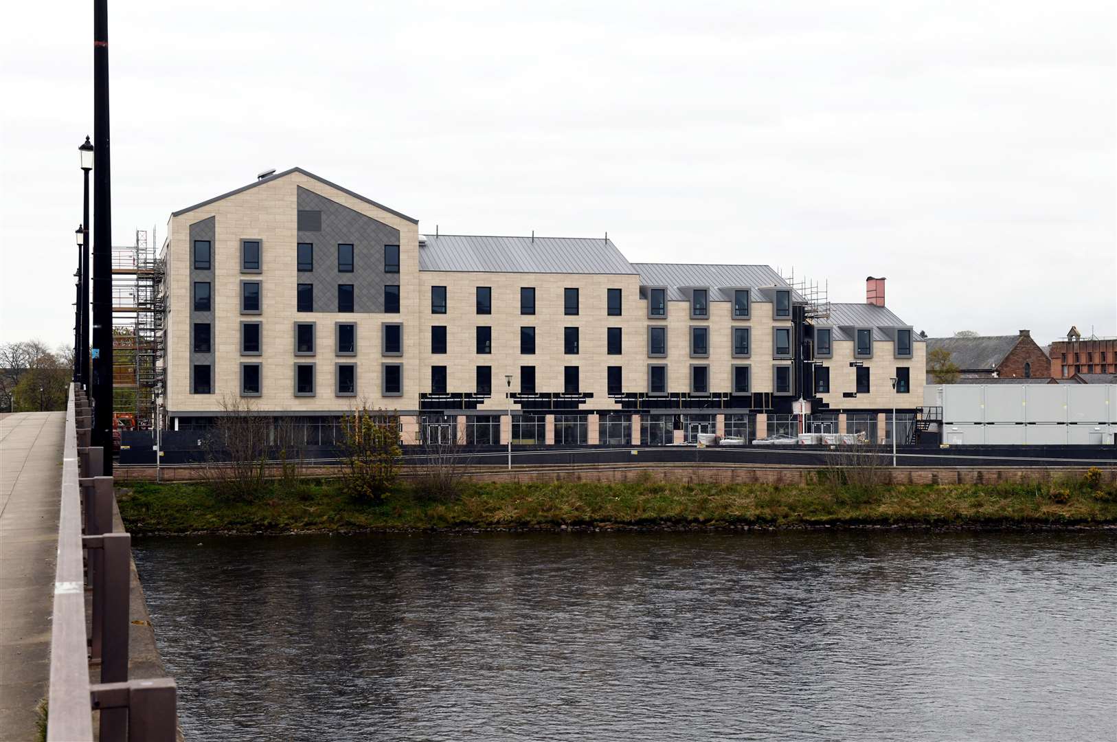 The Glebe Street building occupies a commanding site overlooking the River Ness. Picture: James Mackenzie.