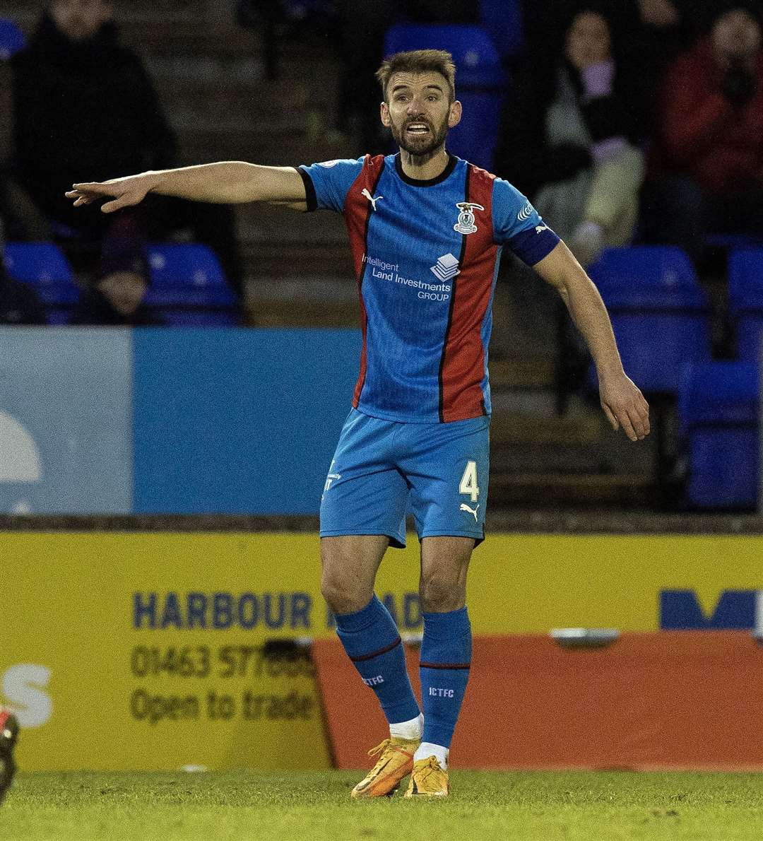 Sean Welsh sent Caley Thistle into the Scottish Cup semi finals. Picture: Ken Macpherson