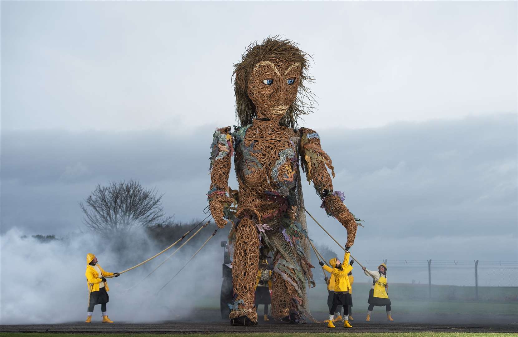 Storm, the 10-metre tall puppet operated by eight puppeteers, will make a special appearance in Nairn as part of this year's Book and Arts Festival. Picture: Neil Hanna Photography