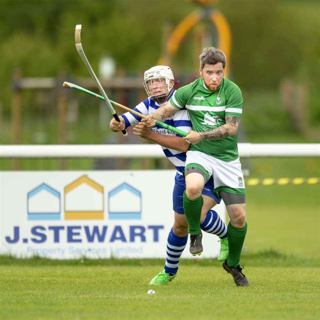Beauly's Sean Stewart scored against Strathglass. Picture: Neil Paterson